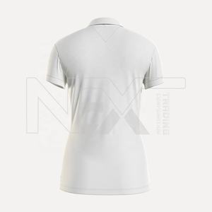 Jersey de verano de algodón puro para mujer, camiseta Unisex de estilo informal de manga corta para Polo, cuello vuelto, diseño de moda transpirable - Product Image 2