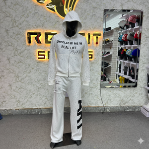 Survêtement à fermeture éclair bon marché pour homme, survêtement aux services ODM à la demande du client, survêtements au style unique pour homme nouveau design - Product Image 6