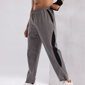 Pantalones de chándal a rayas para hombre, ropa deportiva informal transpirable de algodón, suministro al por mayor a granel de fábrica OEM - Product Image 4
