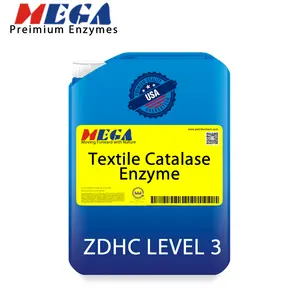 Waterstofperoxide Verwijdering Textiel Enzym Catalase Enzym Vloeibare Bleach Deoxidizer Textiel Hulpagent Waterstof Peroxid