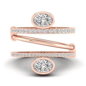 Reyes แหวนทอง14K hphr CVD แหวนหมั้นเพชรสำหรับปลูกในห้องปฏิบัติการการออกแบบใหม่ของขวัญวันครบรอบแต่งงานเครื่องประดับที่ดี - Product Image 1