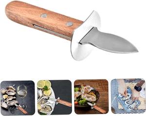 1 pieza de acero inoxidable ostra, herramienta para pelar mariscos, herramienta profesional para pelar ostras, cuchillos para mariscos - Product Image 4