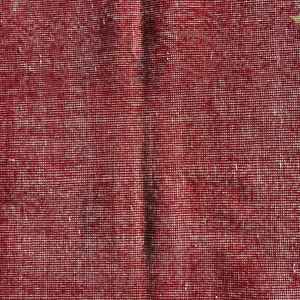 Alfombra Turca de 3.37x6.7 pies, Alfombra Vintage, Alfombra de Lana con Camuflaje Rojo - Product Image 2