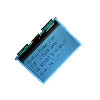 80*67mm St7565r Ic Fstn módulo LCD de segmento con retroiluminación azul montaje Pcba