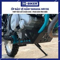 Protection de carter personnalisée pour moto en acier inoxydable WR155 découpée au laser CNC, marque NHM Mbiker, garantie 1 an