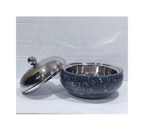 Standard Design Food Serving Hot Pot In Wooden And Stainless Steel Dinnerware Hot Pot For <b>Table</b> Top Accessories - Product Image 2