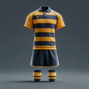 Ensemble de maillot et short de rugby, uniforme d'équipe de rugby, uniforme d'entraînement pour le rugby - Product Image 5