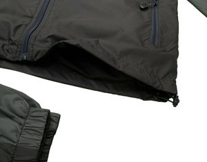 Survêtement en coton personnalisé pour hommes Ensemble de jogging sport zippé Hiver Coupe-vent Cargo Veste deux-pièces Jogging Doublure polaire - Product Image 4