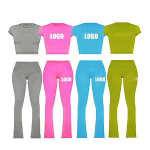 ชุดนอนผ้าฝ้ายสำหรับผู้หญิงชุดสองชิ้น - Product Image 1