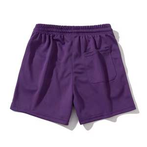 High Street 5 ''pouces Mesh Sports Shorts 7 pouces de haute qualité Basketball Polyester Mesh Shorts Silk Solid shorts - Product Image 2