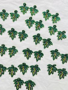 Último nuevo diseño de pendientes de cuentas, aro de gota de círculo grande, pendiente redondo para fiesta y accesorio de moda de noche - Product Image 3