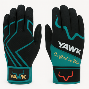 Gants de frappeur de baseball Nouveau Design Gants de frappeur de baseball pour hommes et jeunes Poignée confortable et gants de sport de frappeur durables - Product Image 3