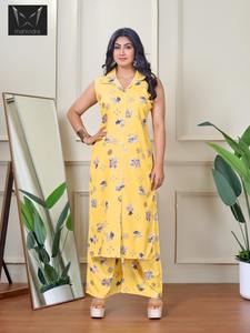 Kurti sin Mangas con Estampado Directo en la Caja, OEM/ODM, Atuendo Étnico Informal para Boutiques y Tiendas en Línea - Product Image 4