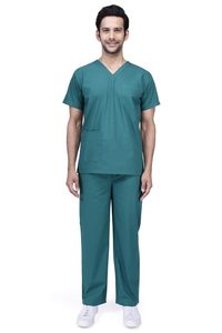 Ensemble de costume de gommage pour hommes toutes les couleurs idéal pour les médecins, les infirmières, les dentistes et les professionnels de la santé - Product Image 4
