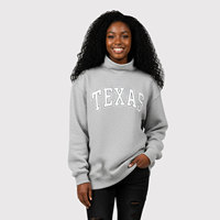 Servicio OEM Personalizado, Sudadera Reversible de Invierno para Mujer, Cuello Alto, Manga Larga, Estilo Urbano, con Insignia Frontal, Sigma Gamma Rho