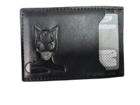 Dompet Kartu Minimalis Grosir Desain Logo Tempat Kartu Bisnis Kulit PU Tempat Kartu Kredit ID untuk Pria Bat Hero Hari Valentine