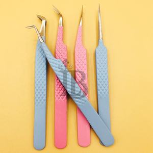 Pinzas para Extensión de Pestañas al por Mayor, Pinzas para Pestañas de Visón, Oferta con Logotipo, Calidad Premium, Acero Inoxidable de 90 Grados - Product Image 1