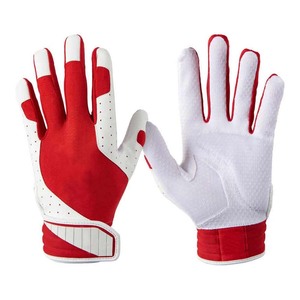 Guantes de bateo de béisbol cómodos y personalizables antideslizantes y resistentes al desgaste hechos de cuero transpirable - Product Image 3