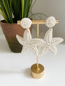 Cute Fancy Flower Handmade Beaded Embroidery Earring Stylish Beautiful New Design Trendy <b>Top</b> Fashionable by glowin fashion - Product Image 5