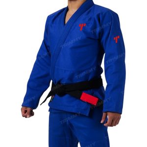 ชุดกีฬาผ้าฝ้าย BJJ สำหรับผู้ชายชุดยูโดผ้าฝ้ายพรีเมี่ยม - Product Image 2
