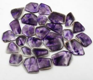 Cuarzo Amatista Natural de Primera Calidad, Rebanadas de Piedras Preciosas Sueltas, Cabujón de Forma Mixta para Hacer Collares, Joyería, Piedras Preciosas - Product Image 1