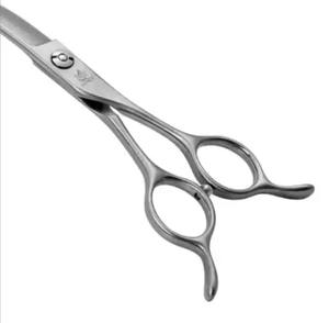Ciseaux professionnels incurvés pour l'amincissement des cheveux Japon acier chien ciseaux de toilettage pour animaux de compagnie cisailles usine directe basse quantité minimale de commande Durable - Product Image 1
