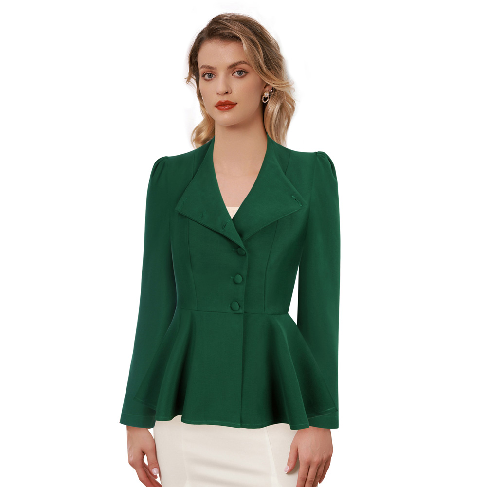 Peplum Jackets for Women Elegant and Trendy Fashion