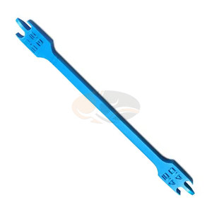 Medidor de altura Manual de ortodoncia Dental profesional, Azul acero inoxidable recubierto, certificado CE, garantía de 5 años, soporte preciso - Product Image 1