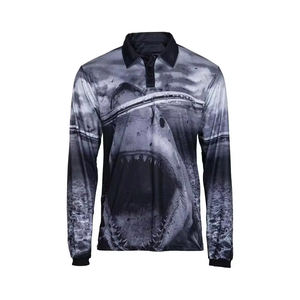 Maillot de pêche imprimé par sublimation personnalisé en gros Vêtements de pêche Jersey personnalisé en polyester 100% pour hommes - Product Image 2