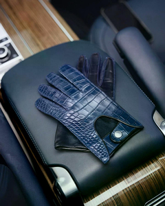 Gants de conduite en cuir de vache personnalisés à logo, très vendus, hautement performants, décontractés et élégants, avec une fonction de sécurité - Product Image 2