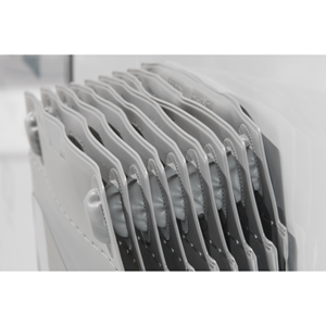Busta multi-vista ESD portadocumenti, magnetica, Trasparente/Bianco, A5 orizzontale, 2 magneti in neodimio (sigillati), 10 pz / - Product Image 3