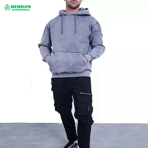 Sweat-shirts à fermeture éclair unisexes de haute qualité avec logo personnalisé OEM, 100% coton molletonné, tissu éponge français respirant, séchage rapide, coupe régulière, haut d'hiver - Product Image 1