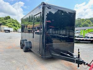 Remolque de Carga Cerrado de 7x16 con Envío Gratuito, Remolque Utilitario de Servicio Pesado con Eje Tándem para Transporte de Equipos, Herramientas y Mercancías - Product Image 2