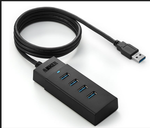 AK-68ANHUB-LB4A-0009 AH401 Hub USB 3.0 SuperSpeed de 4 Puertos con Cable de 3.3 Pies - Product Image 4