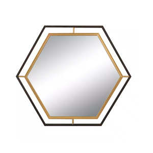 OEM Customized Trendy Wall Decorative <b>Metal</b> <b>Framed</b> Mirror Handmade for Living Room - Product Image 1