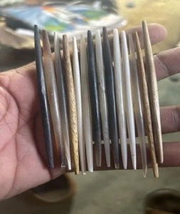 Accesorios de lujo para el cabello, joyería para niñas y mujeres, broches de cuerno de búfalo Natural, pasador, horquilla, nuevos diseños con Material de resina - Product Image 5