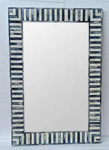 Handmade Modern <b>Round</b> Shaped Bone Resin and <b>Wood</b> Wall <b>Mirror</b> Bulk Selling for Wall Decoration for Exporters Glass Material - Product Image 5