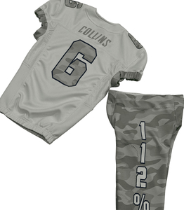 Uniforme de Fútbol Americano con Diseño de Camuflaje, Número y Nombre Sublimados, Logotipo Personalizado, Uniformes de Fútbol Americano de Alta Calidad - Product Image 1