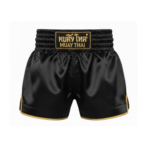 กางเกงมวยไทยผ้าซาติน สำหรับ MMA คิกบ็อกซิ่ง ฝึกซ้อม ยืดหยุ่น สำหรับผู้ใหญ่ 男女 ใช้ได้  ประสิทธิภาพระดับมืออาชีพ - Product Image 2