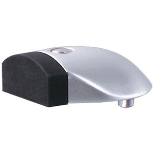 Amortiguador de Puerta DENI 3846 de Aluminio de 60 mm con 20 mm de Altura, Color Natural, Montaje con Espiga F1 para Persianas, Cortinas y Contraventanas - Product Image 1