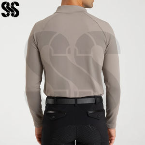 Tissu recyclé écologique, sous-vêtement d'équitation pour homme, haut d'équitation, séchage rapide, anti-odeur, coupe ajustée, respirant, toucher doux - Product Image 4