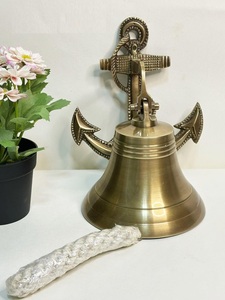 Campana de barco de latón náutico antiguo Característica ecológica - Product Image 3