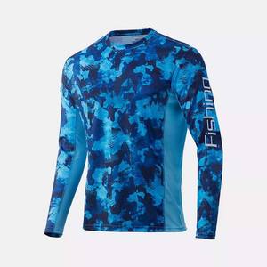 Nuevo diseño para hombre Upf 50 + protección UV pesca Jersey manga larga transpirable secado rápido ropa deportiva para invierno pesca camisas - Product Image 2