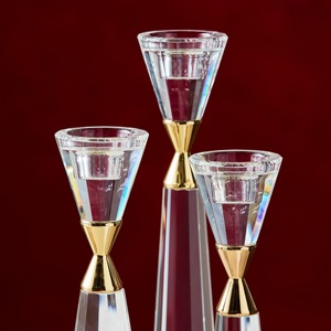 Elegant <b>Silver</b> Candle Holder Stylish Table Centerpiece Decorative Accent Romantic And Festive Home Display - Product Image 6