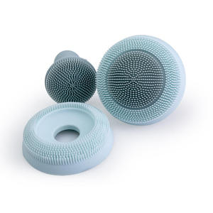 Brosse nettoyante manuelle en silicone pour le visage, modèle léger, pour le nettoyage des pores, le rajeunissement et le massage beauté en forme de champignon - Product Image 4