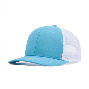 Personalizado de alta calidad de 5 paneles de algodón de sarga camión bordado parche Logo camionero malla sombrero gorra fabricante - Product Image 6