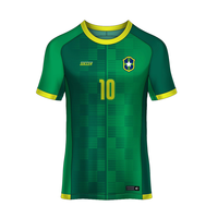 Servicio OEM, Venta al Por Mayor de Camisetas de Fútbol con Impresión Personalizada, 100% Poliéster, Secado Rápido, Ecológicas, Cómodas y Transpirables
