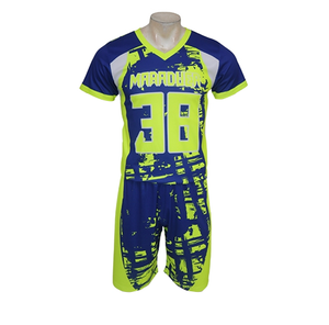 Ensemble de maillots de football américain 7v7, maillot de compression respirant, imprimé par sublimation, couleur et logo personnalisables, service OEM - Product Image 1