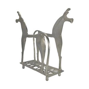 Servilletero Dorado Vintage con Forma de Caballo para Espacios Formales, Mesa de Comedor, Mostrador de Oficina y Decoración Elegante de Mesa, Procedente de la India - Product Image 6