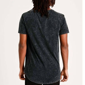T-shirt Offre Spéciale lavé à l'acide de haute qualité pour hommes T-shirt long et surdimensionné à séchage rapide et imprimé personnalisé pour hommes - Product Image 6